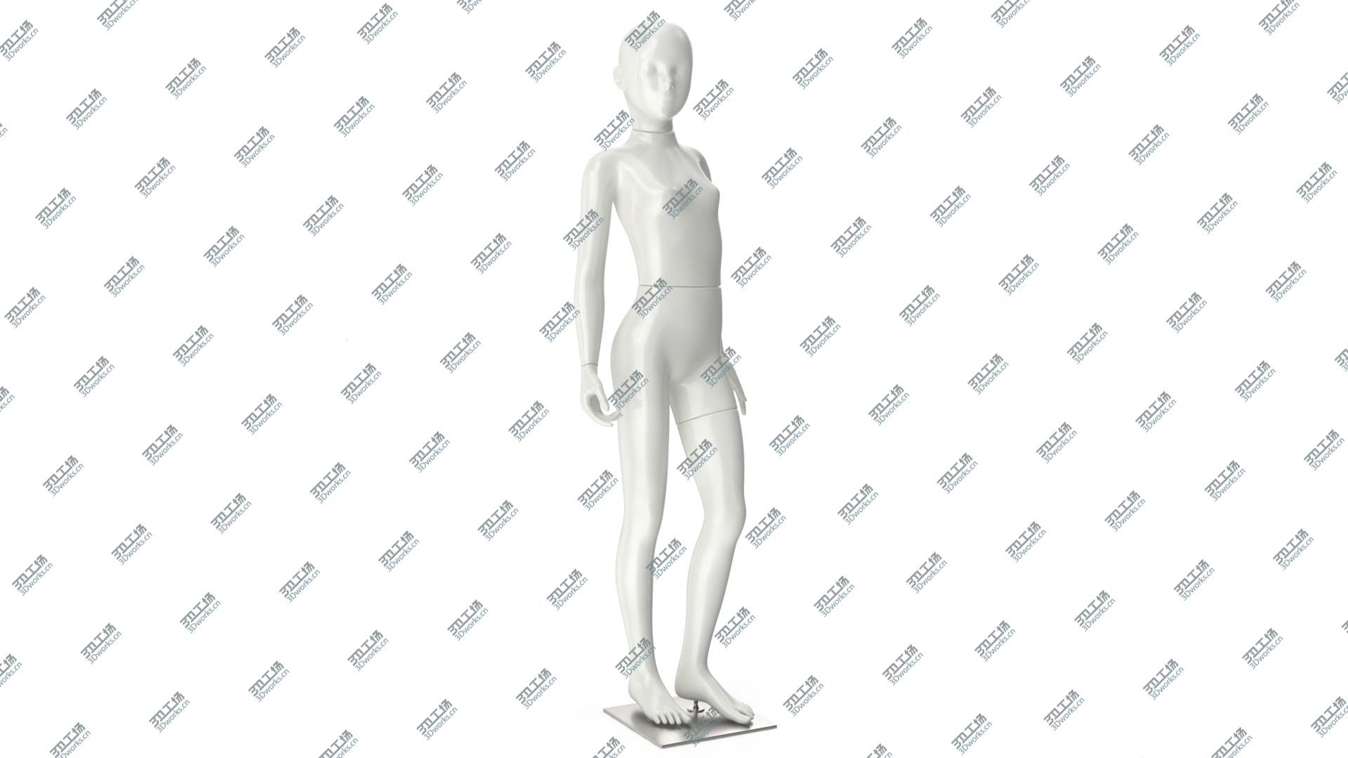 images/goods_img/2021040162/Girl Mannequin 3D model/2.jpg